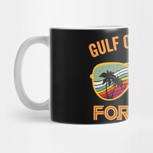 Retro Gulf of Mexico Forever Vintage Beach Gulf Mexico Mug